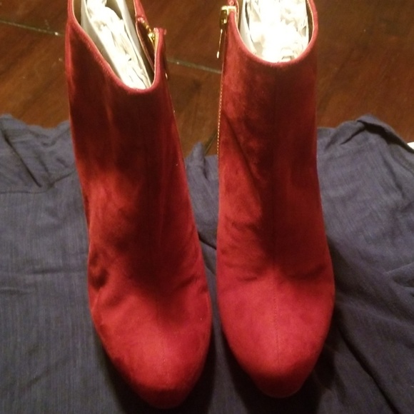 Aldo platform wine color booties - Picture 2 of 7